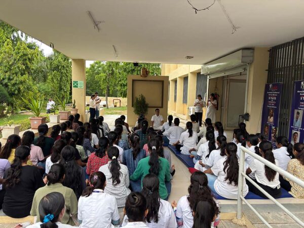 International Yoga Day Celebration at AIMS Campus 5